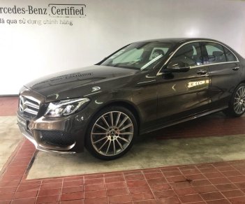 Mercedes-Benz C class C300 AMG 2017 - Xe Mercedes C300 AMG nâu, ĐK 8/2018, bảo hành chính hãng