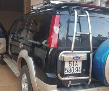 Ford Everest 2.5L 4x4 MT 2008 - Cần bán Ford Everest 2.5L 4x4 MT năm sản xuất 2008, màu đen 