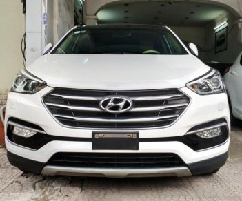 Hyundai Santa Fe 2017 - Bán Hyundai Santa Fe full dầu 4W đời 2017, màu trắng