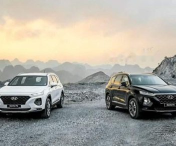 Hyundai Santa Fe Prenium 2019 - Bán ô tô Hyundai Santa Fe Prenium đời 2019, màu trắng