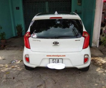 Kia Morning   2014 - Bán ô tô Kia Morning sản xuất năm 2014, màu trắng xe gia đình