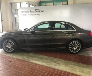 Mercedes-Benz C class C300 AMG 2017 - Xe Mercedes C300 AMG nâu, ĐK 8/2018, bảo hành chính hãng