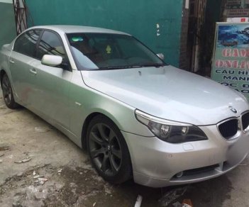 BMW 5 Series 520i 2009 - Cần bán lại xe BMW 5 Series 520i sản xuất 2009, màu bạc, nhập khẩu