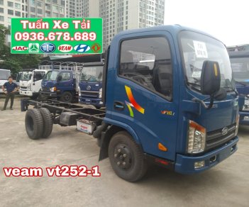 Veam VT252 2.4T 2017 - Xe tải Veam VT252-1 tải trọng 2T4, máy Hyundai, thùng 4m1, giá rẻ