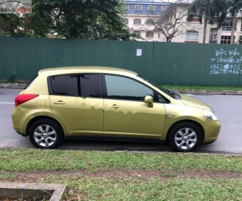 Nissan Tiida 1.6 AT 2008 - Cần bán Nissan Tiida 1.6 AT đời 2008, màu vàng, xe nhập