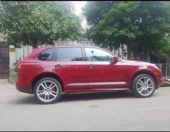 Porsche Cayenne   2009 - Bán xe Porsche Cayenne sản xuất 2009, màu đỏ, nhập khẩu