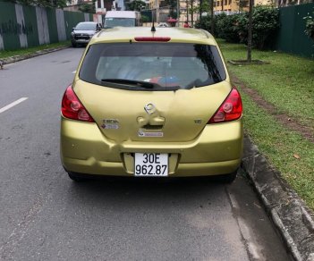 Nissan Tiida 1.6 AT 2008 - Cần bán Nissan Tiida 1.6 AT đời 2008, màu vàng, xe nhập