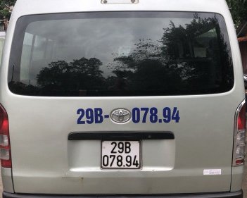 Toyota Hiace   MT  2009 - Bán ô tô Toyota Hiace MT đời 2009, màu xanh ngọc