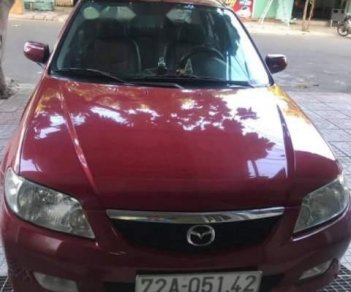 Mazda 323   2004 - Bán Mazda 323 đời 2004, màu đỏ, nhập khẩu nguyên chiếc, giá chỉ 200 triệu