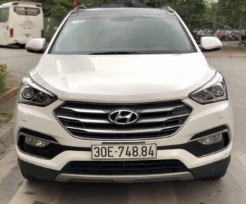 Hyundai Santa Fe   2.4   2017 - Bán Hyundai Santa Fe 2.4 2017, màu trắng, chính chủ