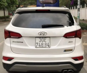 Hyundai Santa Fe   2.4   2017 - Bán Hyundai Santa Fe 2.4 2017, màu trắng, chính chủ