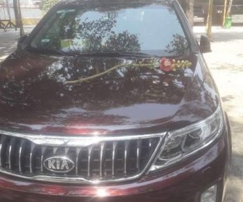 Kia Sorento  2.4 2017 - Cần bán Kia Sorento 2.4 đời 2017, màu đỏ, nhập khẩu nguyên chiếc, đi được 31000km