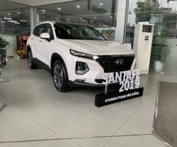 Hyundai Santa Fe   2019 - Bán xe Hyundai Santa Fe sản xuất 2019, màu trắng