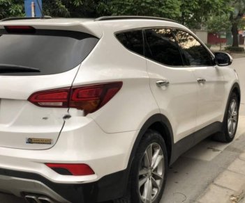 Hyundai Santa Fe   2.4   2017 - Bán Hyundai Santa Fe 2.4 2017, màu trắng, chính chủ