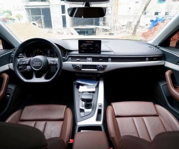 Audi A4 2.0 TFSI 2017 - Bán Audi A4 2.0 TFSI màu đen, sản xuất 12/2017, đăng ký 10/2018, tên tư nhân chính chủ