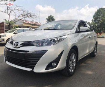 Toyota Vios 1.5G 2019 - Bán Toyota Vios 1.5G sản xuất năm 2019, màu trắng, giá 606tr