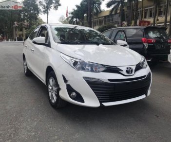 Toyota Vios 1.5G 2019 - Bán Toyota Vios 1.5G sản xuất năm 2019, màu trắng, giá 606tr