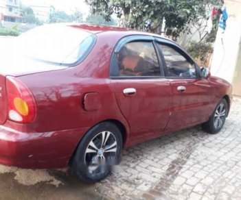 Daewoo Lanos 2001 - Cần bán xe Daewoo Lanos đời 2001, màu đỏ