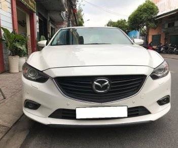 Mazda 6 2.0 2016 - Gia đình cần bán Mazda 6 sản xuất 2016, số tự động, bản 2.0, màu trắng