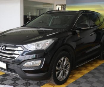 Hyundai Santa Fe 2.4AT 2015 - Bán Hyundai Santa Fe 2.4AT đời 2015, bản full, màu đen