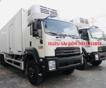Isuzu FVM 34T   2019 - Xe tải Isuzu thùng đông lạnh, Isuzu 24 tấn thùng đông lạnh