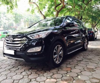 Hyundai Santa Fe   2.4AT   2015 - Bán ô tô Hyundai Santa Fe 2.4AT 2015, màu đen