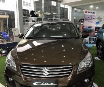 Suzuki Ciaz   1.4 AT 2019 - Bán Suzuki Ciaz 1.4 AT đời 2019, màu nâu, nhập khẩu, giá 499tr