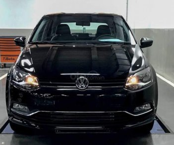 Volkswagen Polo  1.6 AT 2019 - Bán Volkswagen Polo năm sản xuất 2019, màu đen, xe nhập, 599tr