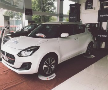 Suzuki Swift GLX 2019 - Cần bán xe Suzuki Swift GLX năm 2019, màu trắng, xe nhập, giá 549tr