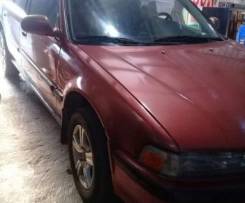 Honda Accord   1991 - Cần bán gấp Honda Accord sản xuất 1991, màu đỏ, đồng sơn máy móc tốt