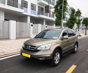 Honda CR V 2.4AT 2010 - Cần bán xe Honda CRV 2010 AT bản 2.4, full màu vàng cát