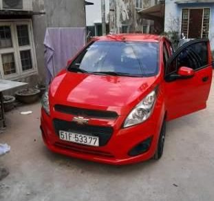 Chevrolet Spark   2016 - Cần bán gấp Chevrolet Spark đời 2016, màu đỏ, xe nhập, biển số dễ nhìn