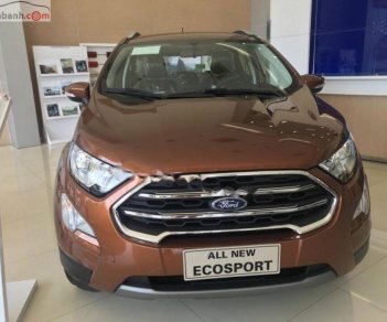 Ford EcoSport Titanium 1.5L AT 2019 - Bán ô tô Ford EcoSport Titanium 1.5L AT sản xuất năm 2019, màu nâu, 650tr