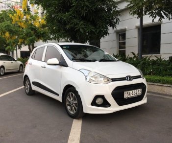 Hyundai Grand i10   1.2 AT 2015 - Cần bán lại xe Hyundai Grand i10 1.2 AT đời 2015, màu trắng, xe nhập chính chủ