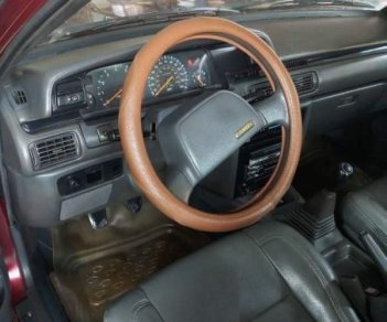 Toyota Camry   1990 - Cần bán Toyota Camry sản xuất 1990, màu đỏ, máy lạnh, tay lái trợ lực đầy đủ