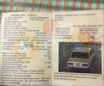 Lada 2107   1989 - Bán Lada 2107 1989, màu trắng, 22 triệu