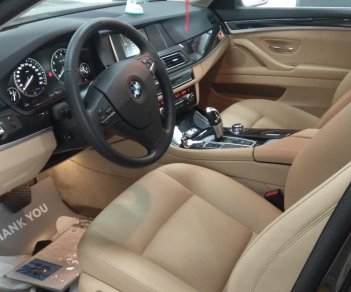 BMW 5 Series 520i 2013 - Bán BMW 520I máy xăng 2.0 màu nâu/kem sản xuất 2013, biển Hà Nội