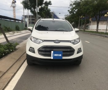 Ford EcoSport 2017 - Bán Ford EcoSport Titanium 1.5 2017, màu trắng, trả góp đưa trước 170-200tr