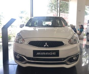 Mitsubishi Mirage  CVT ECO  2019 - Bán Mitsubishi Mirage CVT ECO đời 2019, màu trắng, nhập khẩu nguyên chiếc