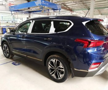 Hyundai Santa Fe 2.2L HTRAC 2019 - Bán Hyundai Santa Fe 2.2L HTRAC sản xuất 2019, màu xanh lam