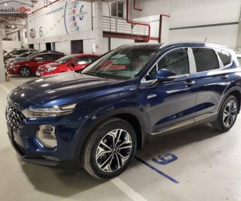 Hyundai Santa Fe 2.2L HTRAC 2019 - Bán Hyundai Santa Fe 2.2L HTRAC sản xuất 2019, màu xanh lam