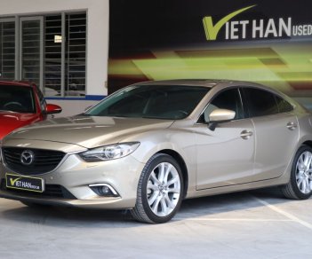 Mazda 6 2.5AT 2015 - Bán Mazda 6 2.5AT sản xuất 2015, màu vàng, giá 728tr