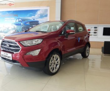 Ford EcoSport Titanium 1.5L AT 2018 - Bán Ford EcoSport Titanium 1.5L AT đời 2018, màu đỏ, giá tốt