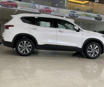 Hyundai Santa Fe   2019 - Cần bán xe Hyundai Santa Fe đời 2019, màu trắng, mới 100%