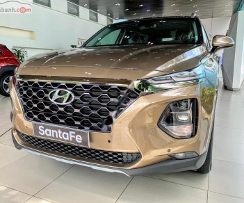 Hyundai Santa Fe 2.4L HTRAC 2019 - Bán Hyundai Santa Fe 2.4L HTRAC năm sản xuất 2019, màu nâu