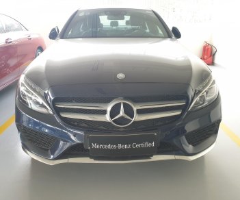 Mercedes-Benz C class C300 AMG 2019 - Mercedes C300 AMG đời 2017, màu xanh, hỗ trợ ngân hàng 70%, nhiều ưu đãi