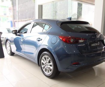 Mazda 3 2019 - Cần bán Mazda 3 HB sản xuất 2019, màu xanh lam, tặng 1 BH thân vỏ, ưu đãi lên tới 20 triệu, hỗ trợ trả góp 85%