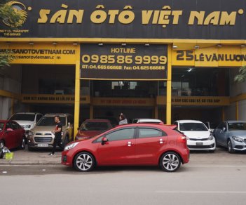 Kia Rio  1.4AT 2016 - Bán Kia Rio Hatchback 1.4AT 2016, màu đỏ, xe nhập