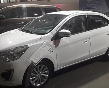 Mitsubishi Attrage   1.2 AT  2018 - Bán xe Mitsubishi Attrage 1.2 AT đời 2018, màu trắng giá cạnh tranh