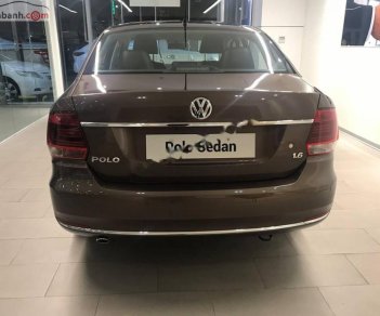 Volkswagen Polo 2018 - Bán Polo Sedan nâu hạng C máy 1.6, 105 mã lực, giải pháp cho dòng xe đô thị